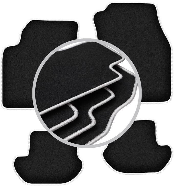 CARLUX-SILVER automatten voor: Ford Ka MK1 hatchback (1998-2006)