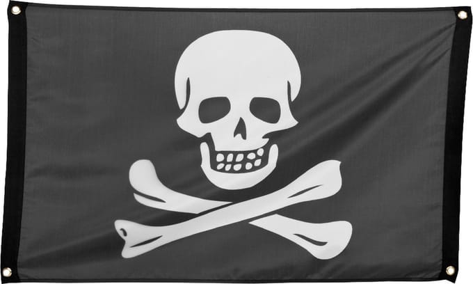 Polyester vlag Piraten Classic - Piraten - Piraten