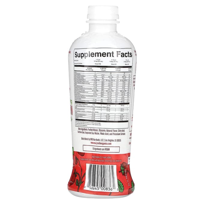 MaryRuth's, Vloeibaar Ochtend Multivitamine Essentials +, Aardbei, 32 fl oz (946 ml)