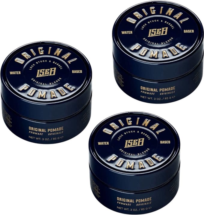 3 x LS&B Original Blends Original Pomade, 85 gram (Lock Stock & Barrel)