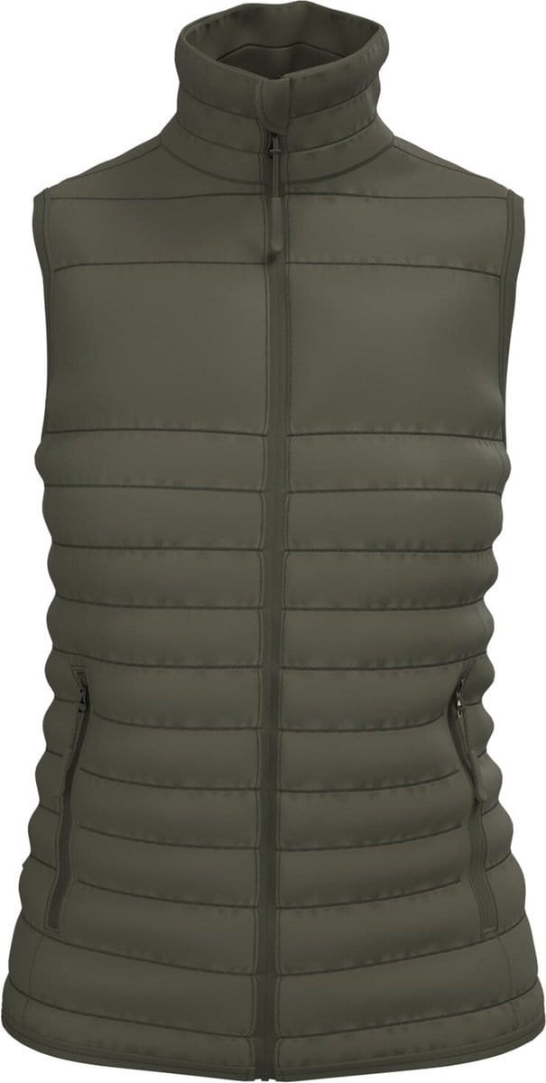 iDeal Basic Brand Gewatteerde dames bodywarmer IB6173 - Ideal Urban Khaki - M