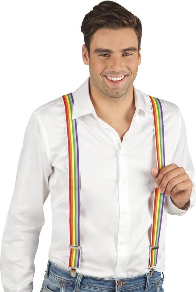 Regenboog Bretels