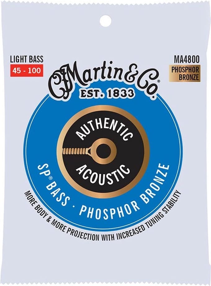 Martin & Co MA4800 snaren set, 92/8 phosphor bronze, light, 045-065-080-100