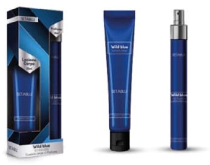 Setablu - wild blue - showergel en parfum voor mannen - 2x35ml