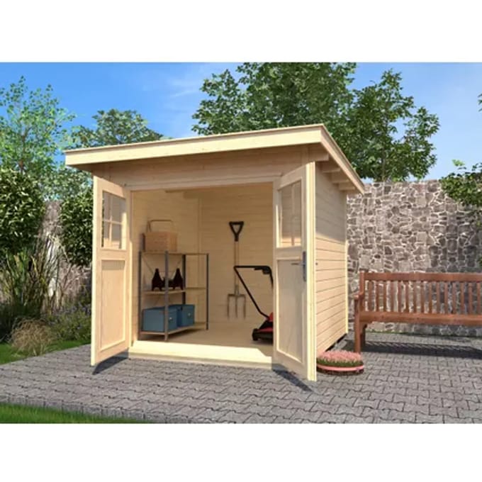 Weka Tuinhuis 179 - Onbehandeld - 235x211cm