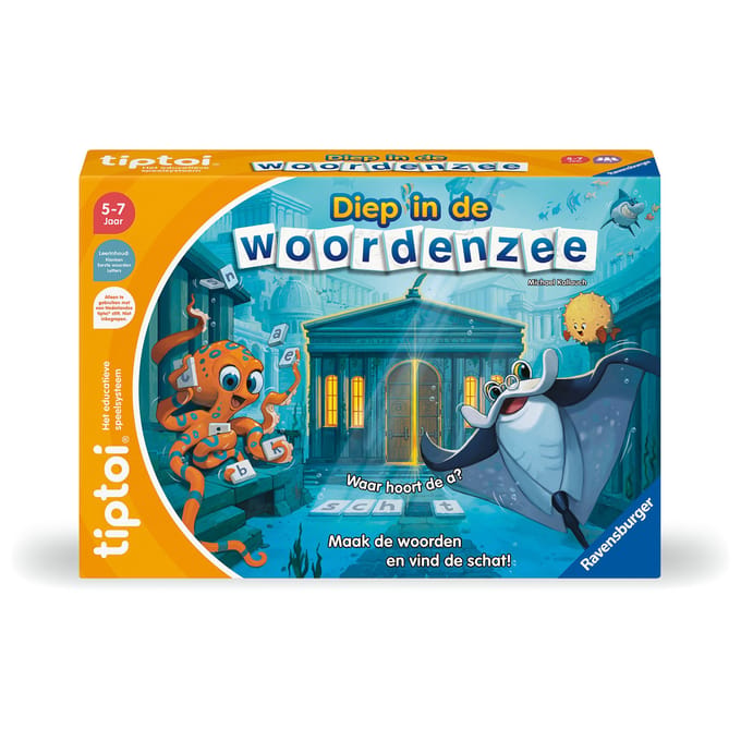 Ravensburger Tiptoi Diep in de woordenzee Leerzame spellen