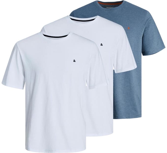 Jack & Jones Heren t-shirt 3 pack Essentials