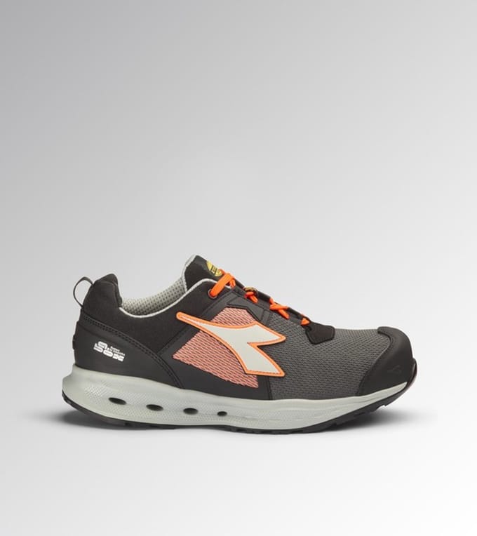 Diadora GLOVE A.BOX LOW GH S1PS BLACK/ORANGE FLUO 36