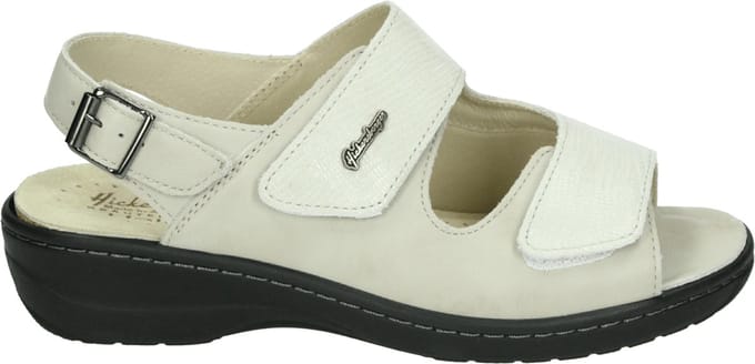 Hickersberger - 2176 - Dames slippers - Kleur: Wit/beige - Maat: 36