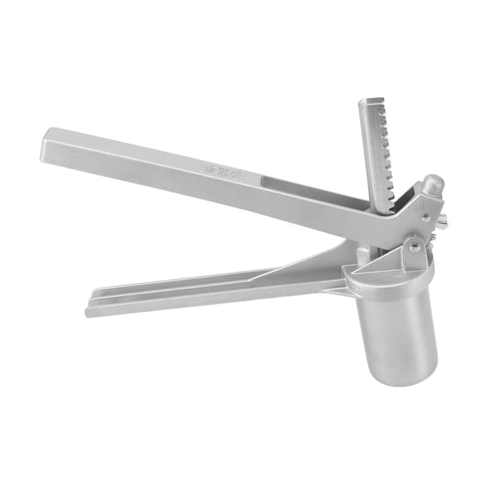 Handmatige Noodlepersmachine RVS Veelzijdig Compact Pastamachine voor Keuken Thuis L white