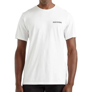 Dockers Logo Stencil T-shirt Met Korte Mouwen Wit 2XL Man