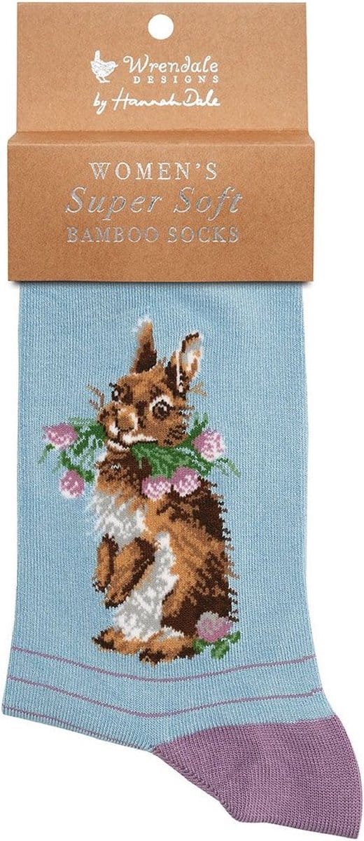 Wrendale Sokken - Konijn - 'Head Clover Heels' Rabbit Socks