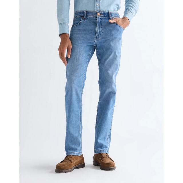 Wrangler - Greensboro - Heren Regular Straight-fit Jeans - Tabacco Ice