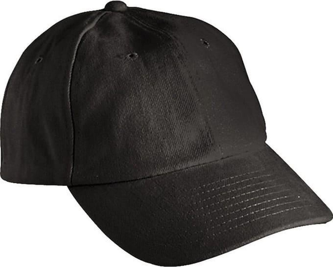 Myrtle Beach Volwassenen Unisex 6 Panel Raver Cap (Zwart)