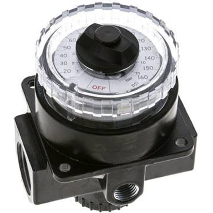 Drukregelaar G1/4'' 3000l/min 0.0-3.0bar/0-44psi