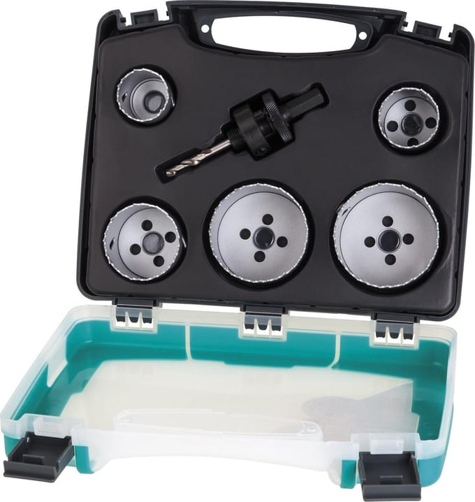 Wolfcraft 3764000 Gatenzaagset 6-delig 35 mm, 40 mm, 51 mm, 65 mm, 68 mm 1 set(s)