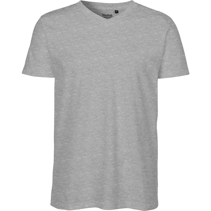 Neutral Men´s V-Neck T-Shirt NE61005 - Sport Grey - M