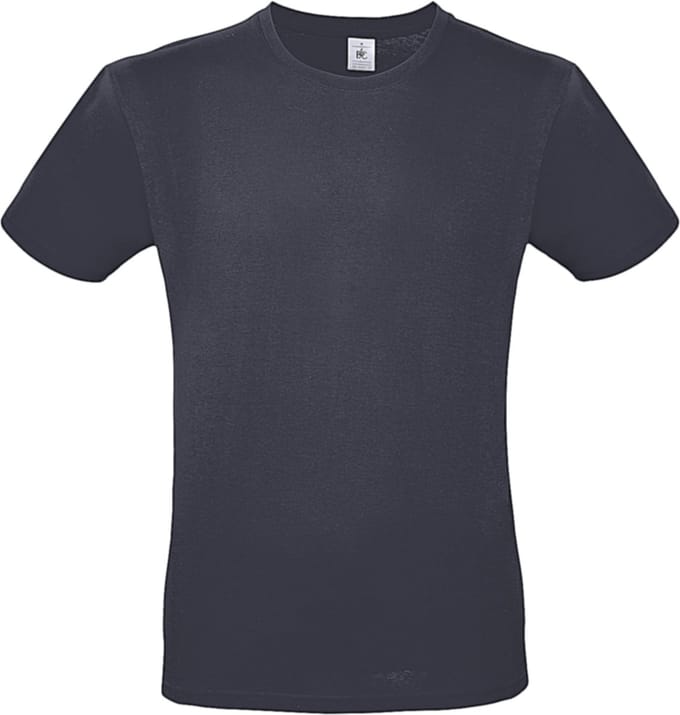 Classic E150 T-shirt B&C Collectie Navy Blue Maat M