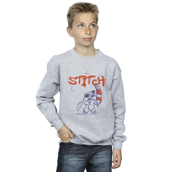 Disney Jongens Lilo & Stitch Ice Creams Sweatshirt (Sportgrijs)