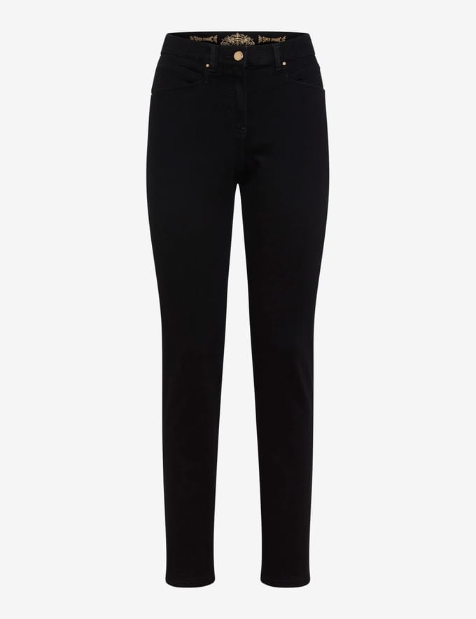 Raphaela by Brax Dames Jeans  Style LUCA BLACK, denim zwart, maat 40