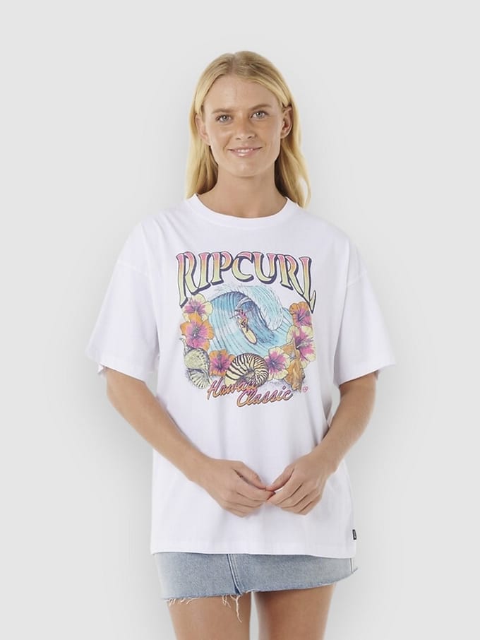 Rip Curl Hawaii Classic Heritage T-Shirt wit