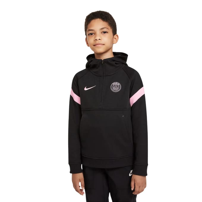 Sweater met kap en 1/2 rits voor kinderen PSG Dri-FIT 2021/22