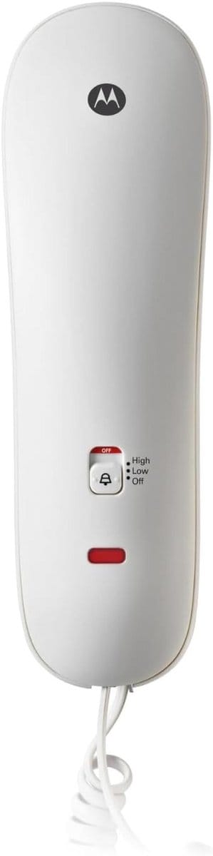 Vaste Telefoon - Huistelefoon - Thuisgebruik - Visuele oproepindicator - 21x8x7cm - Wit