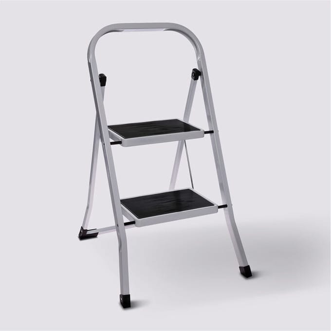 TRAPLADDER - 2 TREDEN - HOOGTE 104 CM