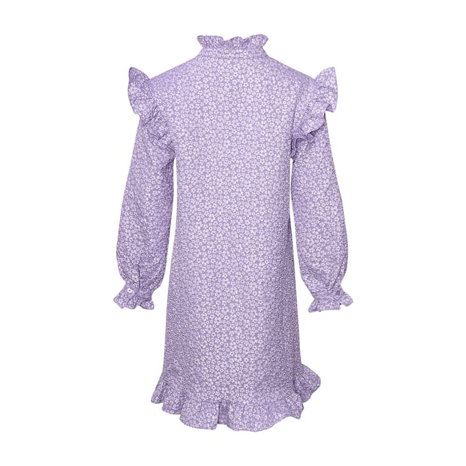 Reno Ruby Ruffle-jurk in lila