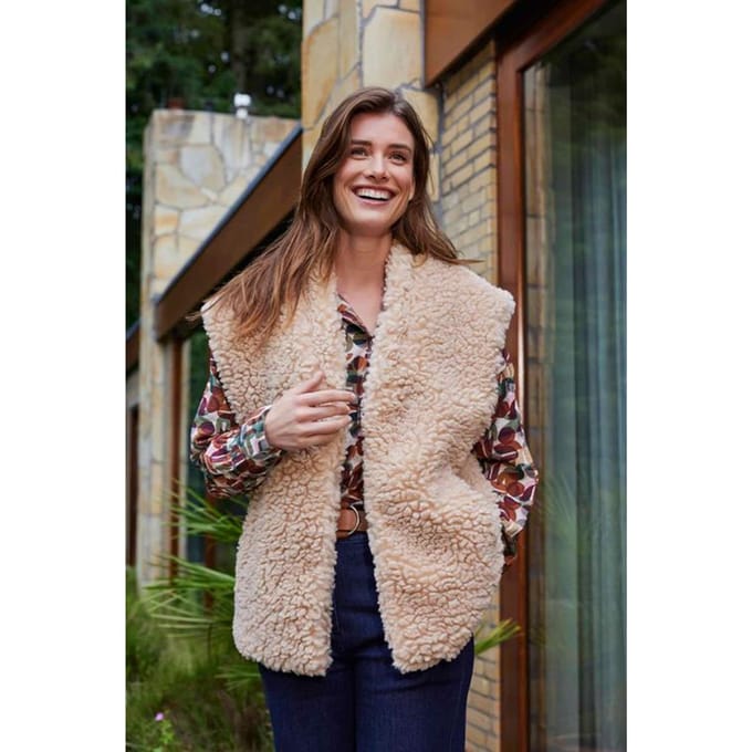 Teddy gilet grof Kit