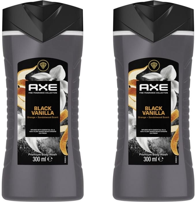 Axe Douchegel Black Vanilla 2 x 300 ml - Fine Fragrance Collection