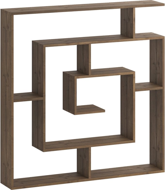 Hocus Picus Boekenkast - Donker Eiken - 125x22x129 cm