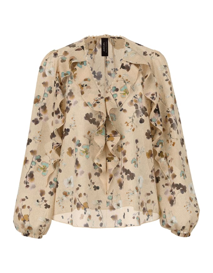Marccain Blouse Blouses Creme Bc 51.08 W54
