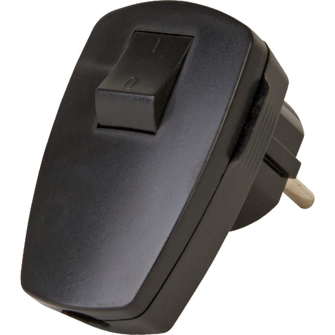 Koppelcontactstop met aardingssysteem zwart - 1704.0500.9 - E3MHM