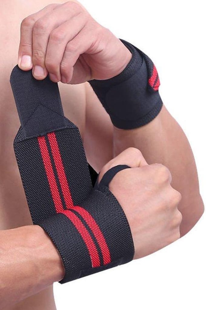 AOLIKES 2x Pols bescherming Brace rood