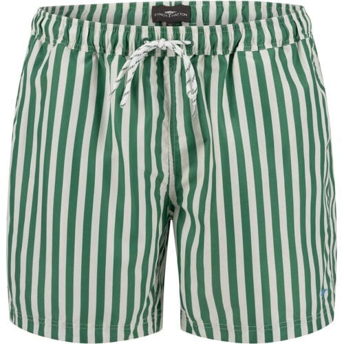 Fynch-Hatton Swim Short Allover Stripes Drawstring Jade / male
