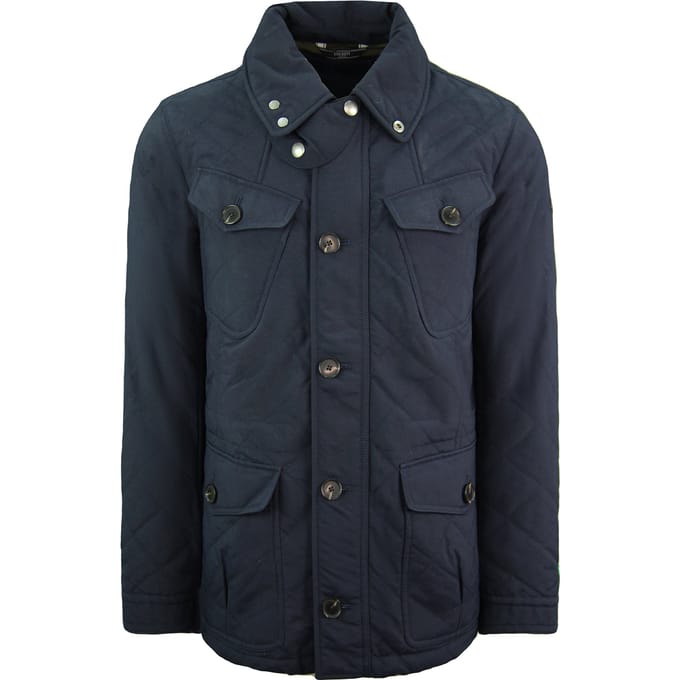 Hackett Londen Fenton Heren Navy Jas