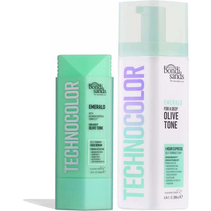 Bondi Sands Technocolor Self Tanning Foam 1 Hour Express Emerald - 200 ml