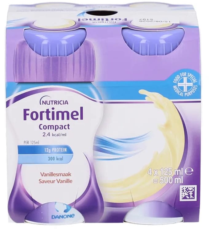 Fortimel Compact Vanille Flesjes 4x125 ml