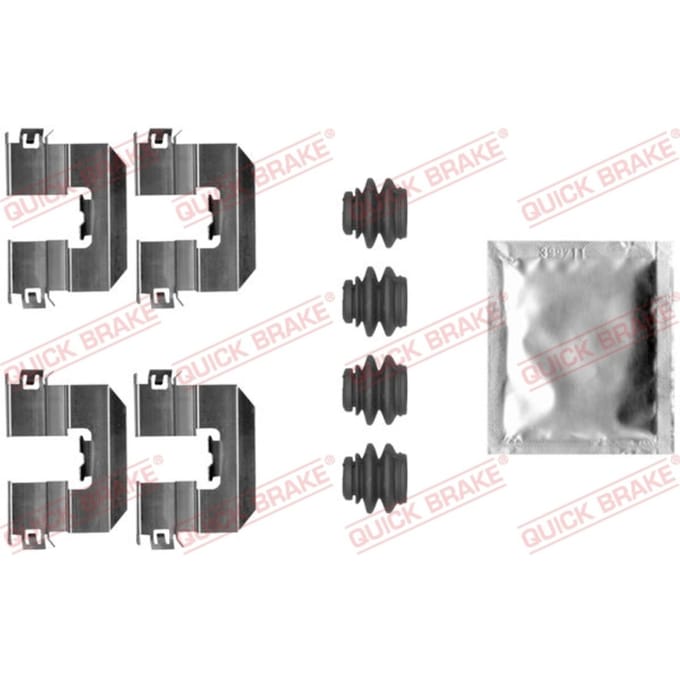 Toebehorenset, schijfremblok QUICK BRAKE 109-0080