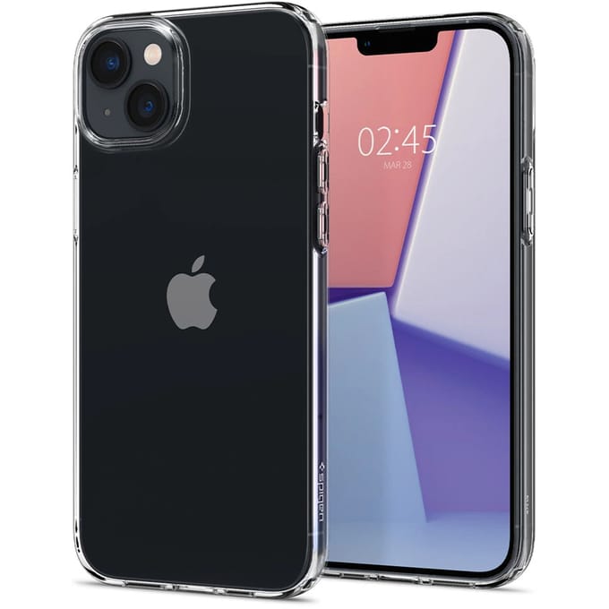 Spigen Liquid Crystal Backcover voor de Apple iPhone 14 - Transparant