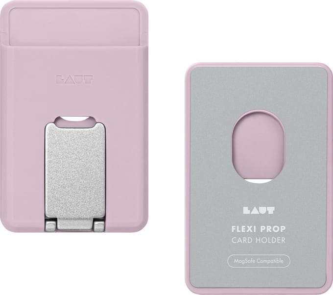 LAUT MagSafe Wallet - Roze