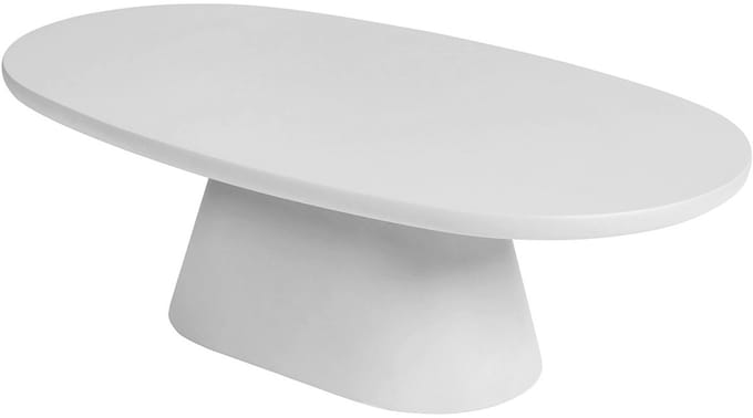 Rousseau Tavira – Salontafel Ovaal – 120x70 cm – Cement Ecru