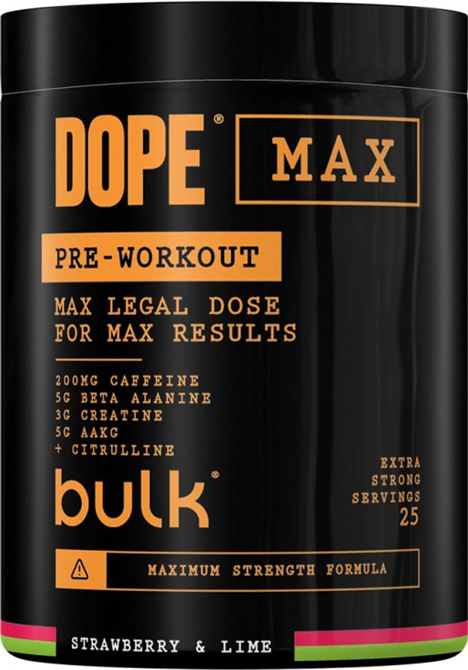 Bulk Dope Max Pre-Workout (25 serv) Strawberry & Lime - Pre-Workout - Pre-Workout Booster