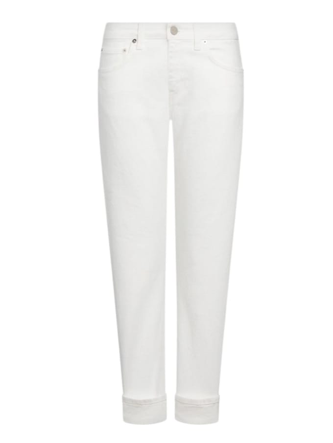 jeans vrouw Dondup - jeans 5 pockets superskinny - wit