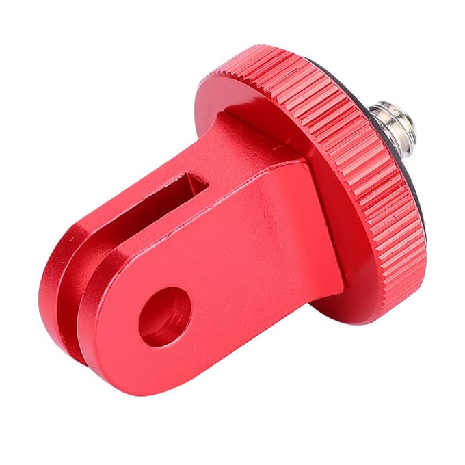 14 Mini Statief Mount Adapter Video Actiecamera Accessoire Aluminiumlegering (Rood) rood