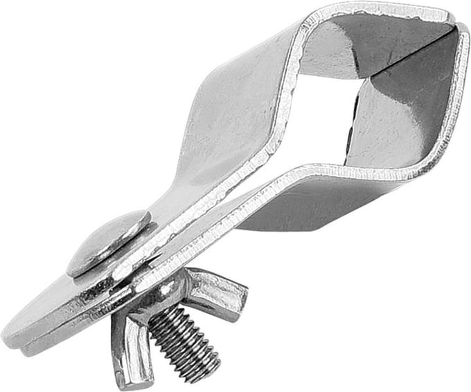 ProPlus Daksteunklem - Staal - Chroom - Ø 28-32 mm - 70 mm - 2 stuks