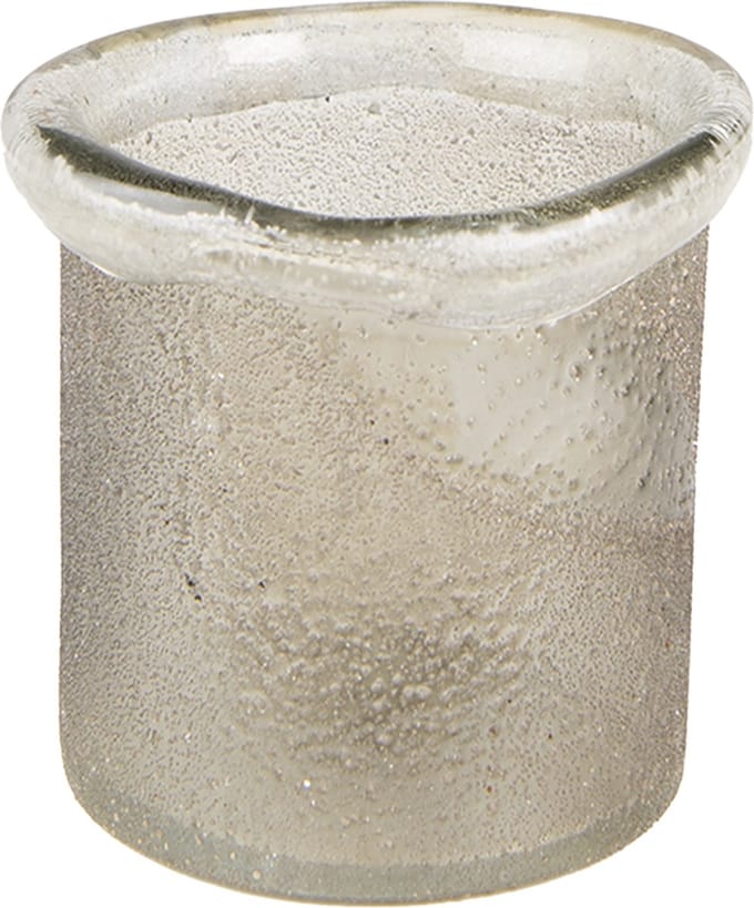 Clayre & Eef Theelichthouder Ø 9x9 cm Groen Glas