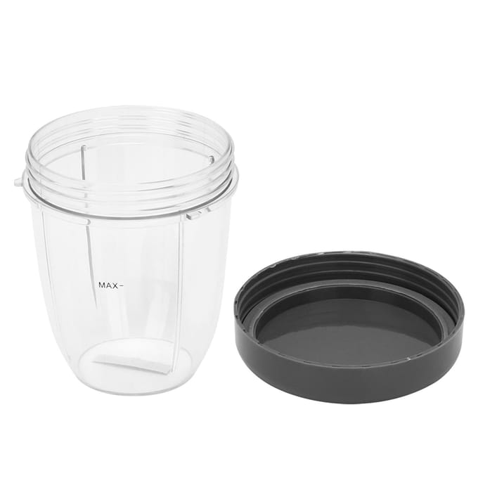 Blenderonderdelenset met deksel voor de Nutri Bullet 900W blender (18oz) gray