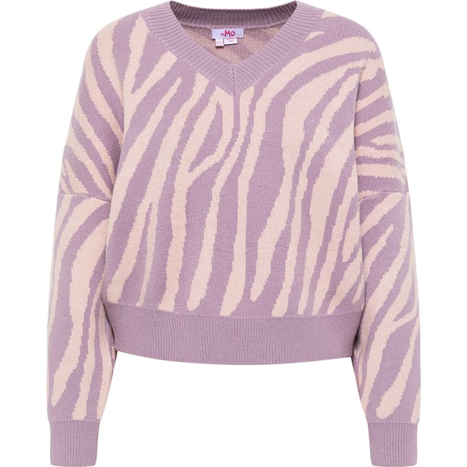 Mymo Gebreide trui Dames Mauve Roze